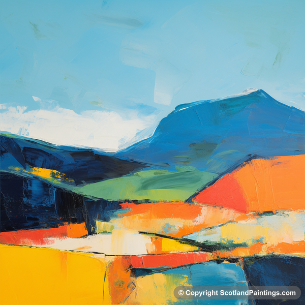 Painting - Creag Leacach - Scottish Munros