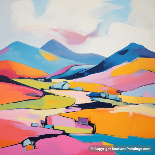 Painting - The Cairnwell - Scottish Munros