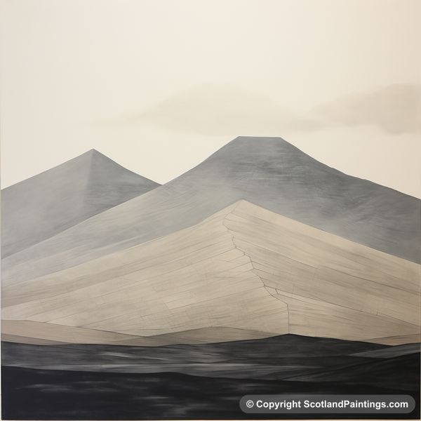 Painting - Meall Garbh - Scottish Munros