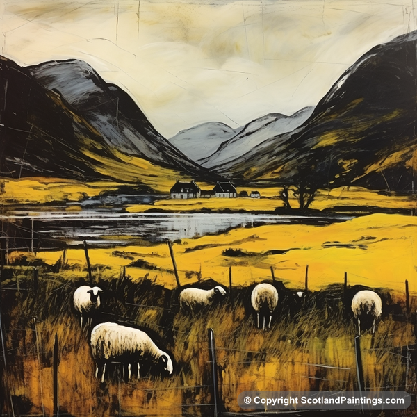 Painting - Glencoe - Glencoe