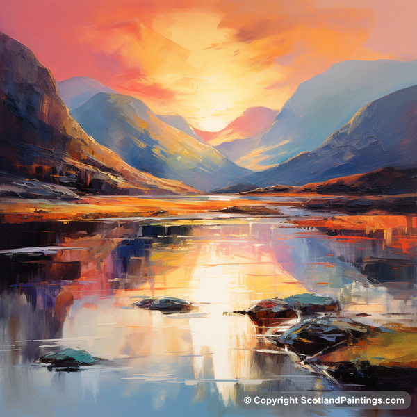 Painting - Glencoe - Glencoe