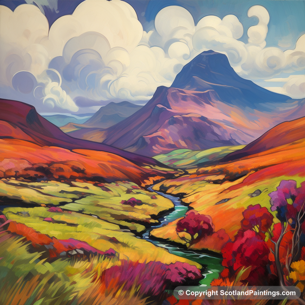 Painting - Meall nan Tarmachan - Scottish Munros