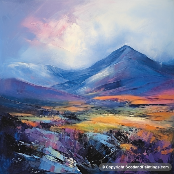 Painting - Meall Corranaich - Scottish Munros