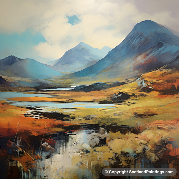 Painting - Meall Corranaich - Scottish Munros