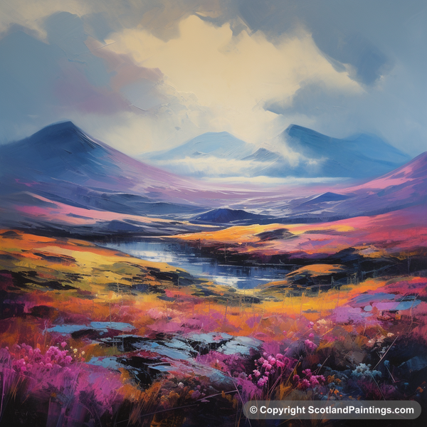 Painting - Meall Corranaich - Scottish Munros