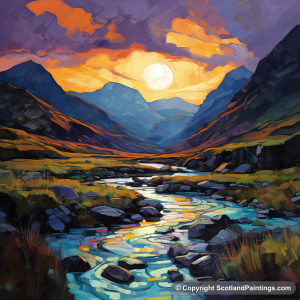 Painting - Glencoe - Glencoe