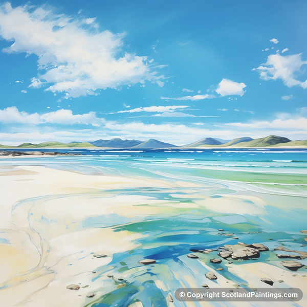 Painting - Luskentyre Beach - Scottish Beaches