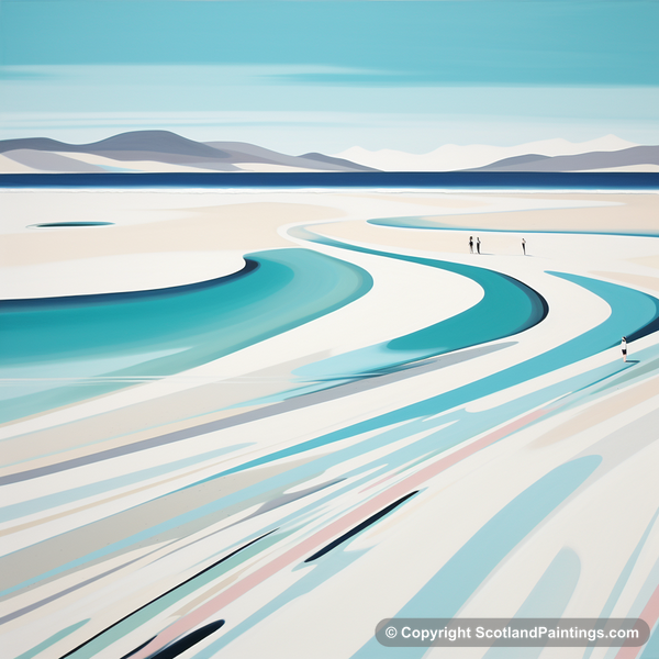 Painting - Luskentyre Beach - Scottish Beaches