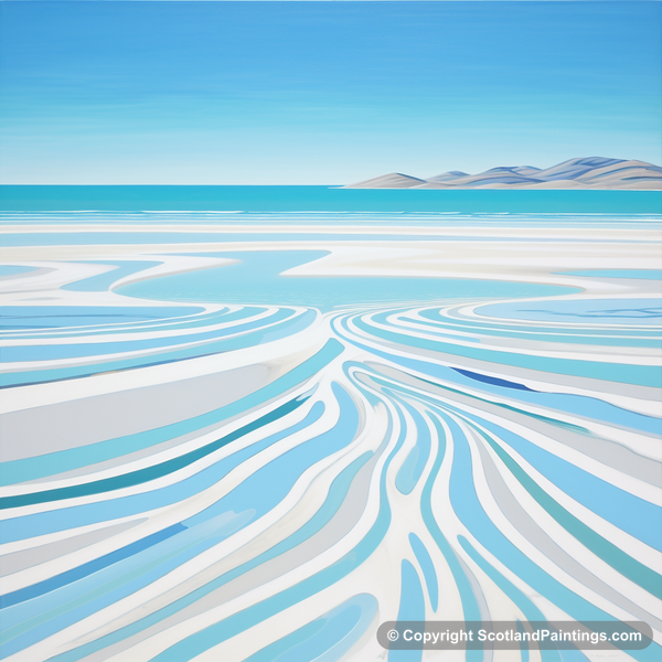 Painting - Luskentyre Beach - Scottish Beaches