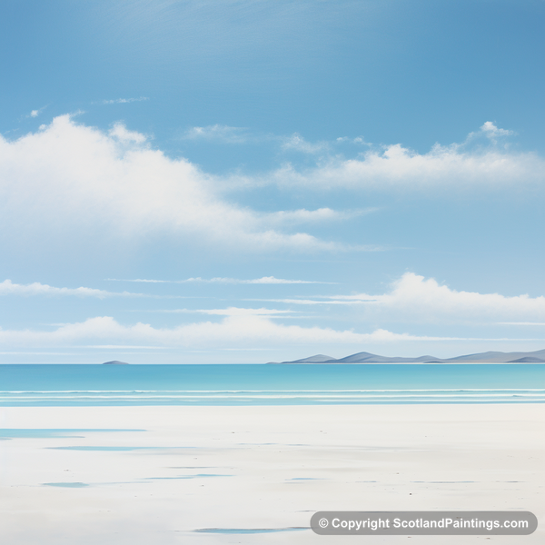 Painting - Luskentyre Beach - Scottish Beaches