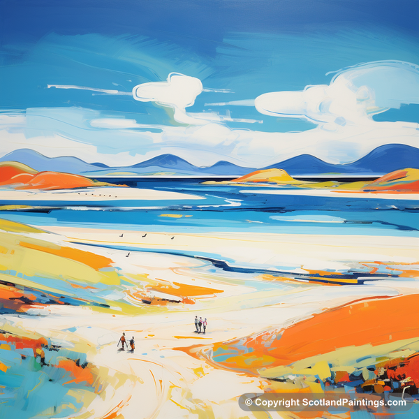 Painting - Luskentyre Beach - Scottish Beaches