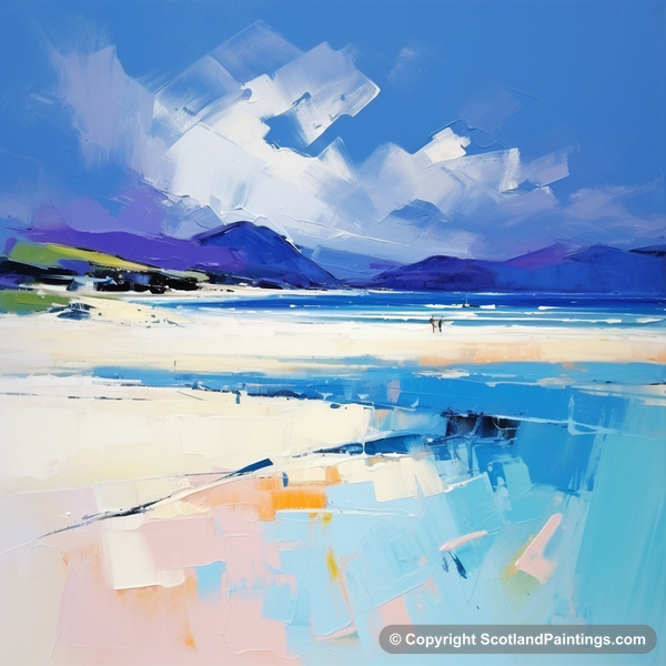 Painting - Luskentyre Beach - Scottish Beaches