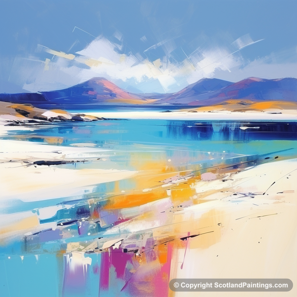 Painting - Luskentyre Beach - Scottish Beaches