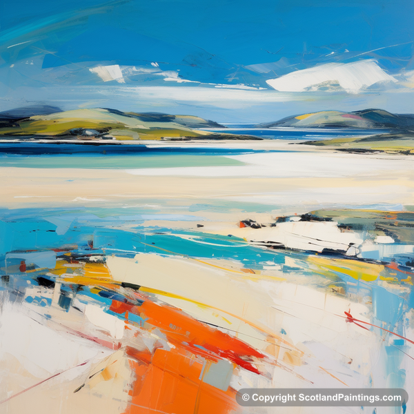 Painting - Luskentyre Beach - Scottish Beaches