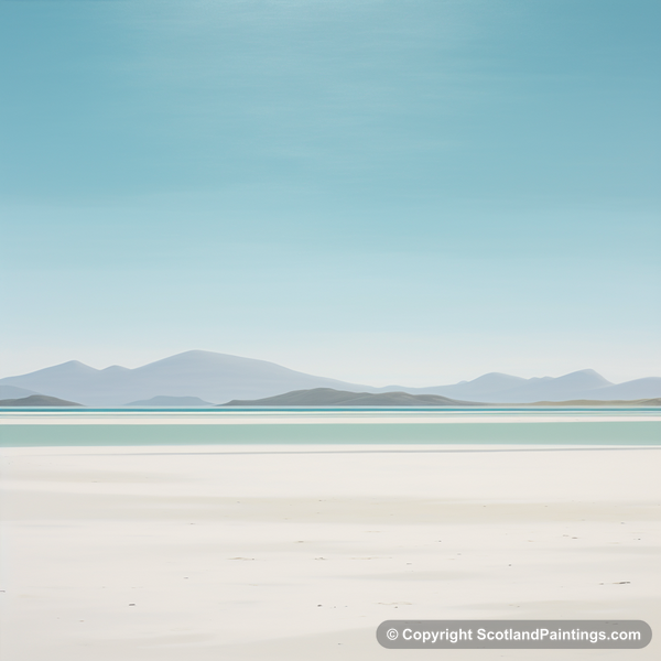 Painting - Luskentyre Beach - Scottish Beaches