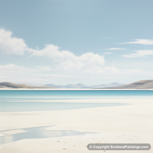 Painting - Luskentyre Beach - Scottish Beaches