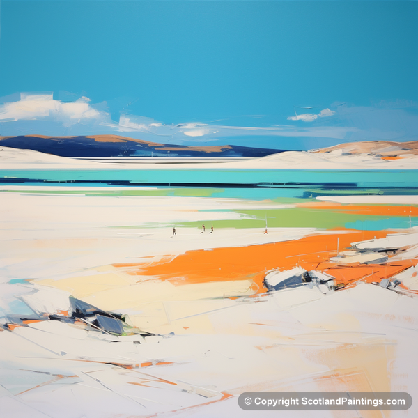 Painting - Luskentyre Beach - Scottish Beaches