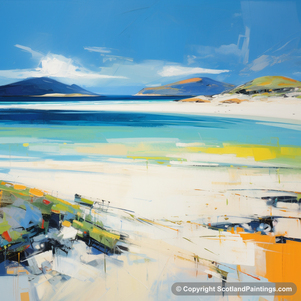 Painting - Luskentyre Beach - Scottish Beaches