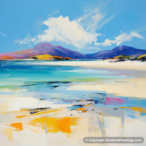 Painting - Luskentyre Beach - Scottish Beaches