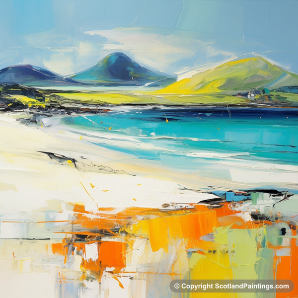 Painting - Luskentyre Beach - Scottish Beaches