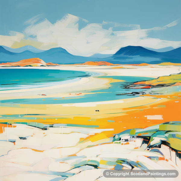 Painting - Luskentyre Beach - Scottish Beaches