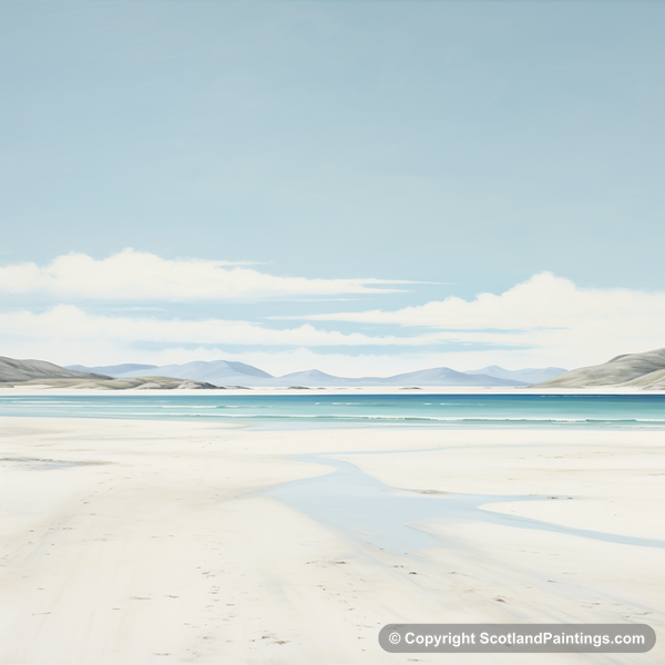 Painting - Luskentyre Beach - Scottish Beaches