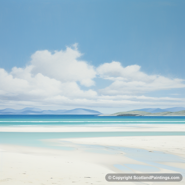 Painting - Luskentyre Beach - Scottish Beaches