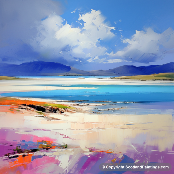 Painting - Luskentyre Beach - Scottish Beaches