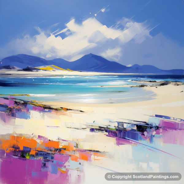 Painting - Luskentyre Beach - Scottish Beaches