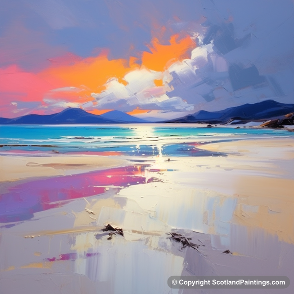 Painting - Luskentyre Beach - Scottish Beaches