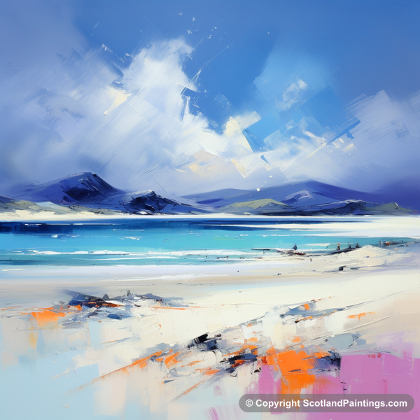 Painting - Luskentyre Beach - Scottish Beaches