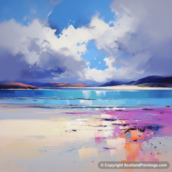 Painting - Luskentyre Beach - Scottish Beaches