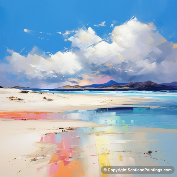 Painting - Luskentyre Beach - Scottish Beaches