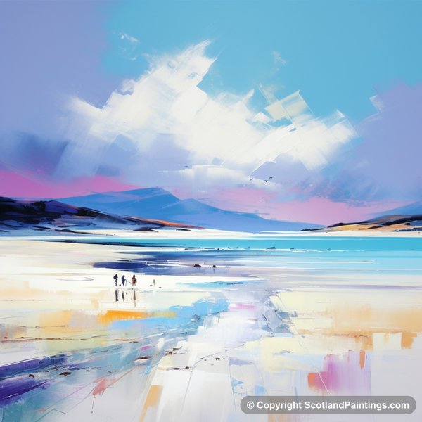 Painting - Luskentyre Beach - Scottish Beaches