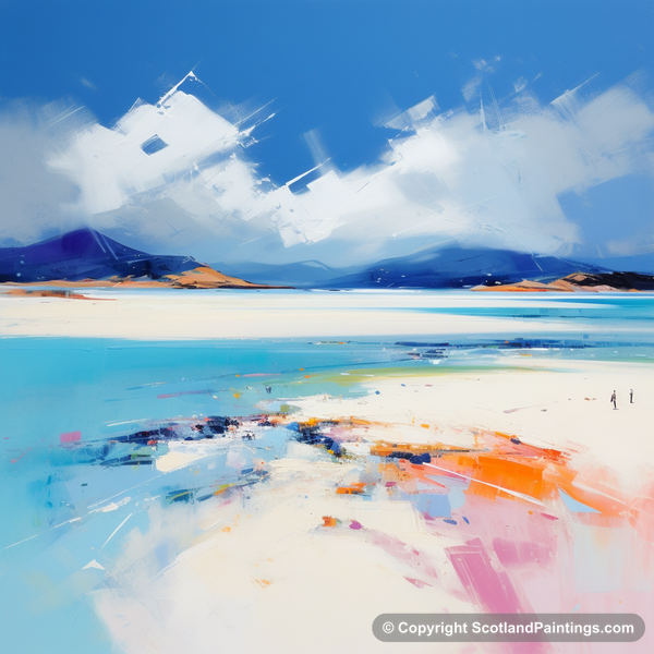 Painting - Luskentyre Beach - Scottish Beaches