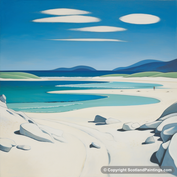 Painting - Luskentyre Beach - Scottish Beaches