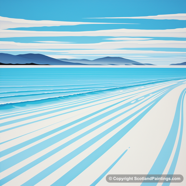 Painting - Luskentyre Beach - Scottish Beaches