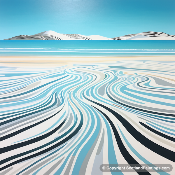 Painting - Luskentyre Beach - Scottish Beaches