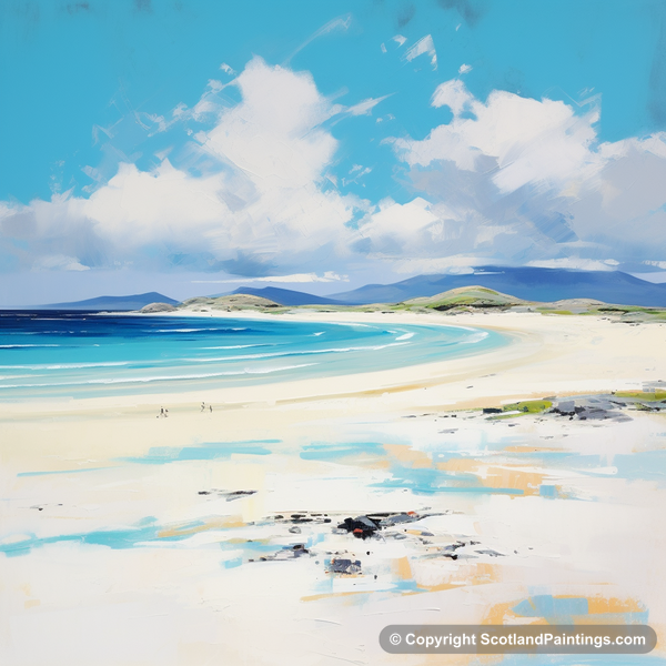 Painting - Luskentyre Beach - Scottish Beaches