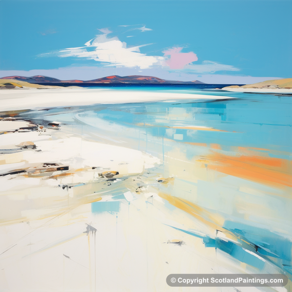 Painting - Luskentyre Beach - Scottish Beaches