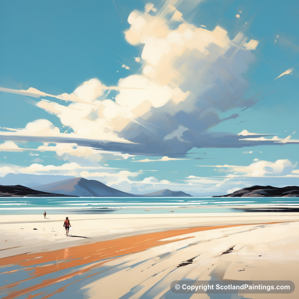 Painting - Luskentyre Beach - Scottish Beaches