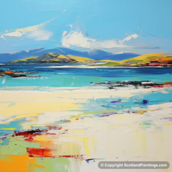 Painting - Luskentyre Beach - Scottish Beaches