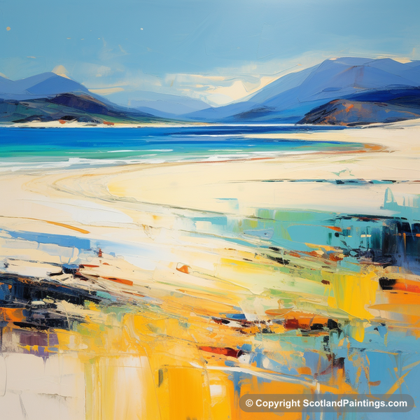 Painting - Luskentyre Beach - Scottish Beaches