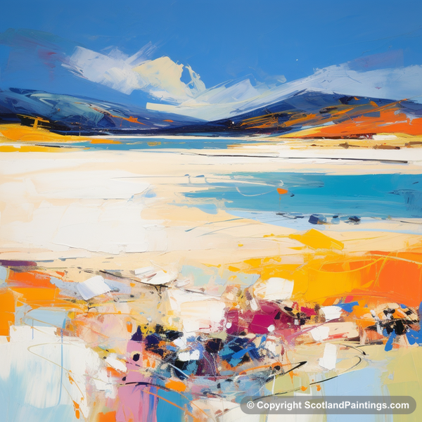 Painting - Luskentyre Beach - Scottish Beaches