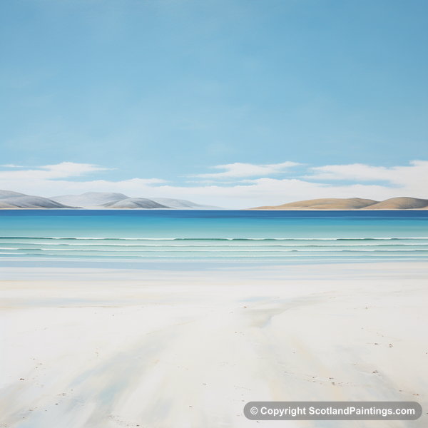 Painting - Luskentyre Beach - Scottish Beaches