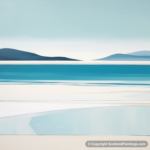 Painting - Luskentyre Beach - Scottish Beaches