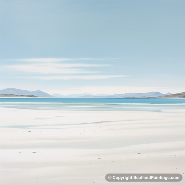 Painting - Luskentyre Beach - Scottish Beaches