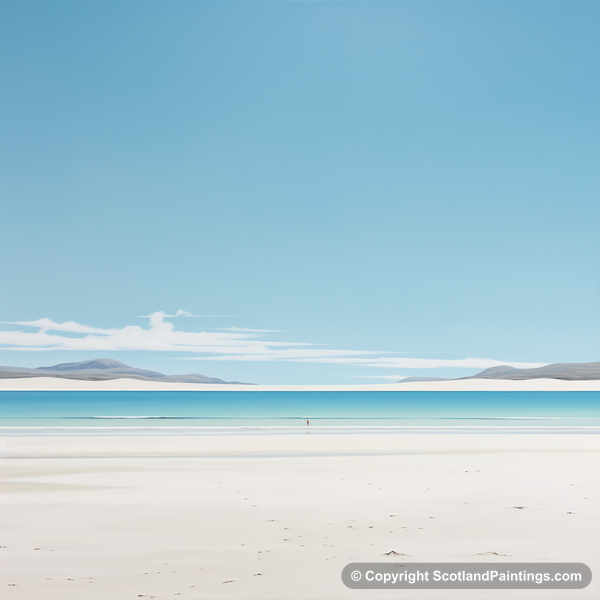 Painting - Luskentyre Beach - Scottish Beaches