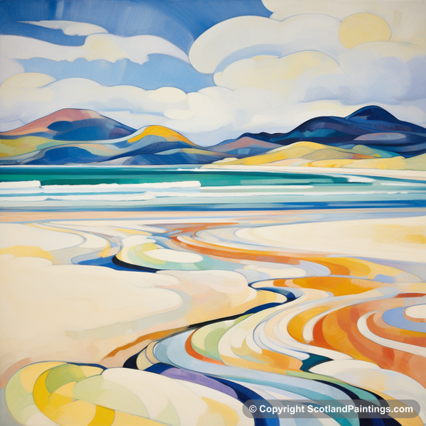 Painting - Luskentyre Beach - Scottish Beaches