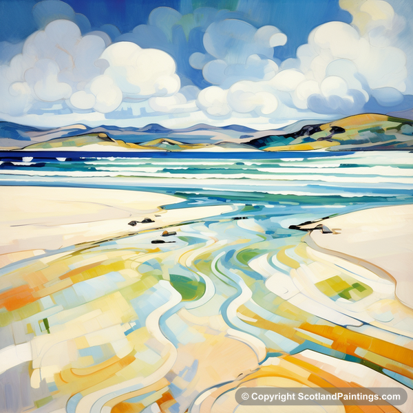 Painting - Luskentyre Beach - Scottish Beaches